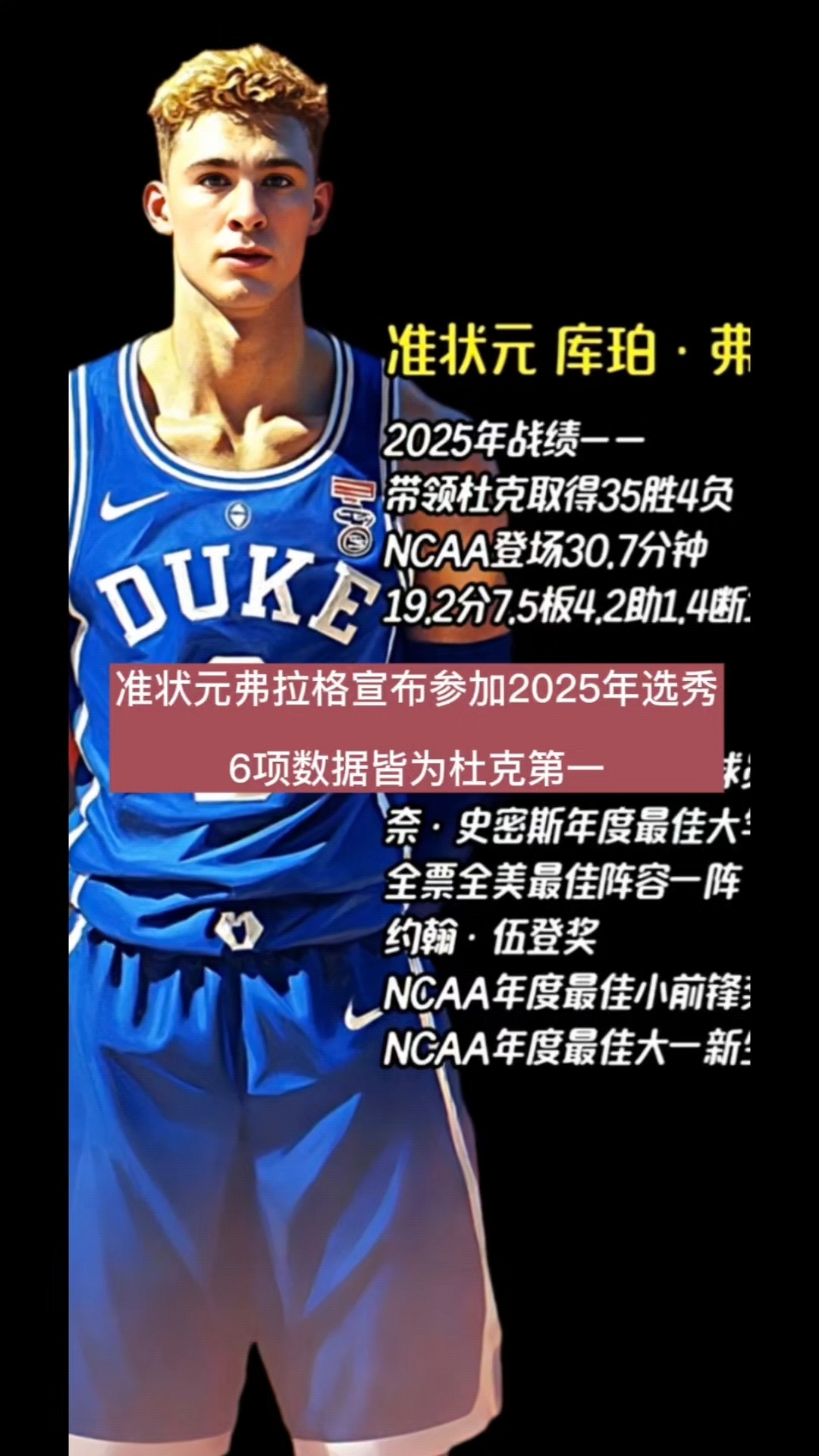 未来可期！NBA官方晒状元弗拉格与榜眼哈珀选秀同框握手照的简单介绍